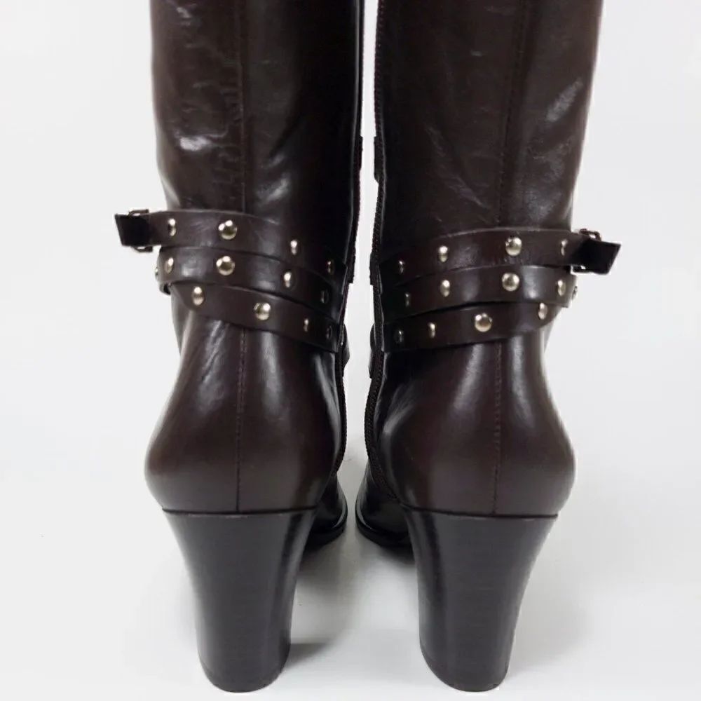 A Marinelli Healed Leather Boots - Size 7.5M - Picture 7 of 14